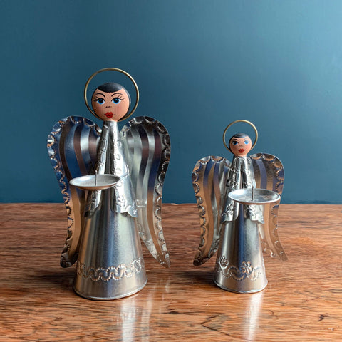 Mexican Angel Candle Holders